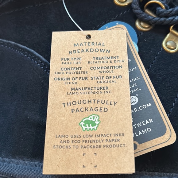 Lamo blue suede boots Size 7 M New never worn - Picture 7 of 8